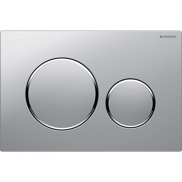 Geberit Sigma 20 Matt Krom/Krom Spyleplate - A - Som Ny