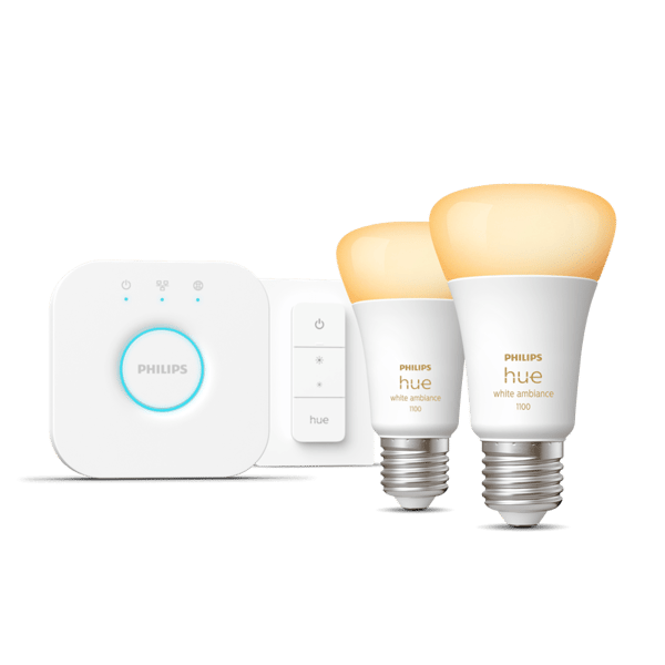 Philips Hue White Ambiance E27 Starter Kit - A - Som ny