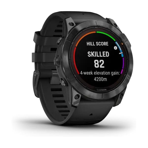Garmin Fenix 7X Pro Solar med sort rem - A - Som ny