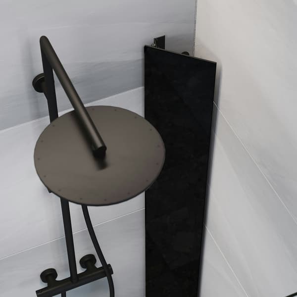 Macro Design Hide Hjørne Brusehylde, Sort - A - Som ny