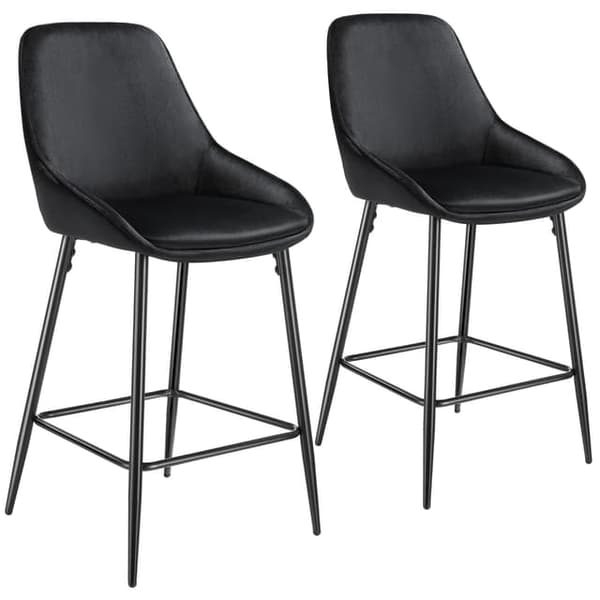 Tectake Siera Barstol med ryggstöd, 2-pack - A - Som ny
