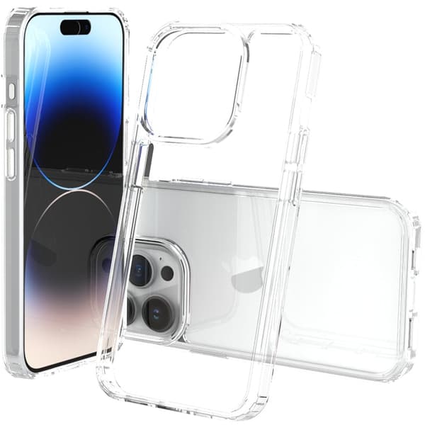 Screenor Bumper för iPhone 15 Pro skyddsfodral, klar - A - Som ny