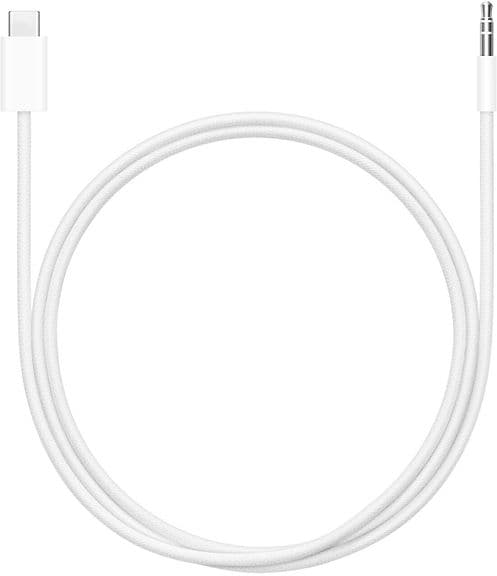 Apple USB-C til 3,5 mm lydkabel, hvid, 1,2 m - A - Som ny