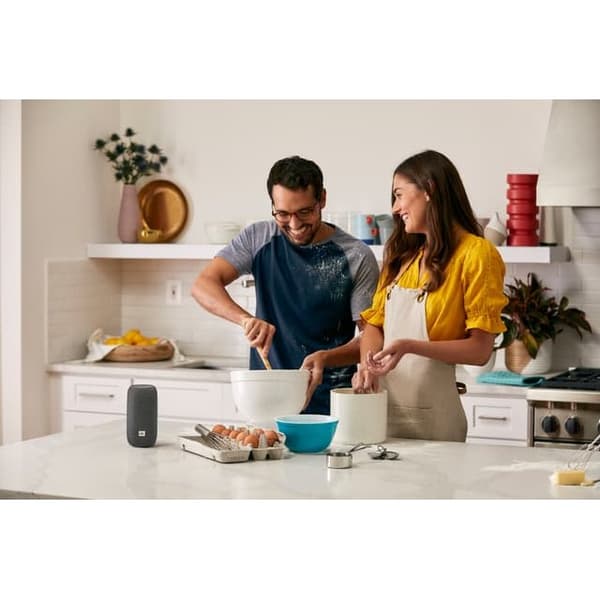 JBL Link Portable Smart Speaker, grå - B - Mycket bra