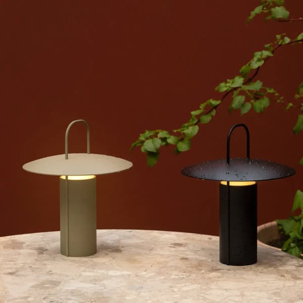 Ray Bærbar Bordlampe, Sort - A - Som ny