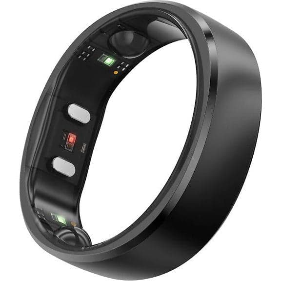RingConn Gen 2 Smart Ring, Sort, Størrelse 10 - A - Som ny