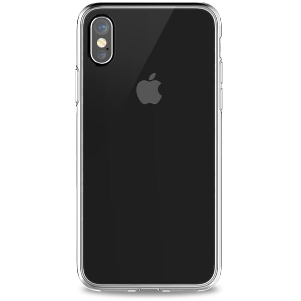 Cirafon Soft Case til iPhone X / iPhone Xs, Transparent med Sort Ramme - A - Som Ny