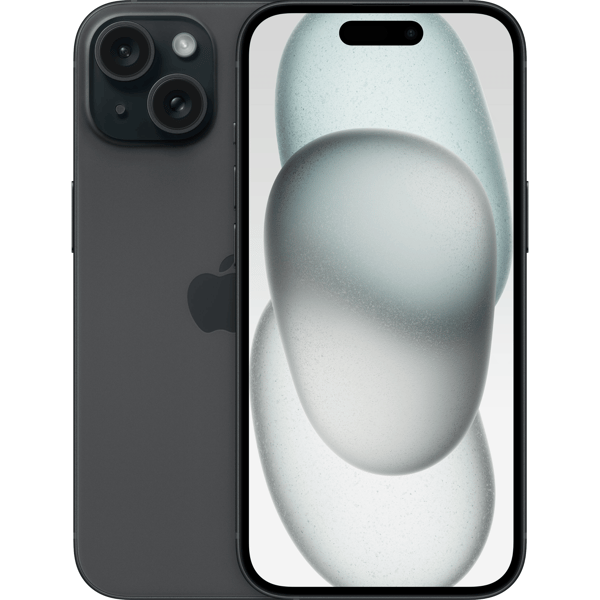 Apple iPhone 15 5G, 128 GB, Sort - C - Fra Partner
