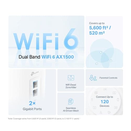 TP-LINK DECO X10 ENHED Hvid - A - Som ny
