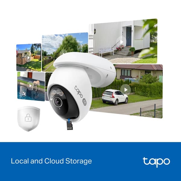 TP-Link Tapo C560WS sikkerhetskamera, hvit - A - Som ny