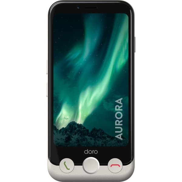 Doro Aurora A11 Smartphone, knoglehvid - A - Som ny