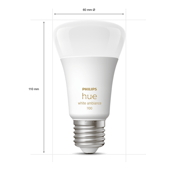 Philips Hue White Ambiance E27 Starter Kit - A - Som ny