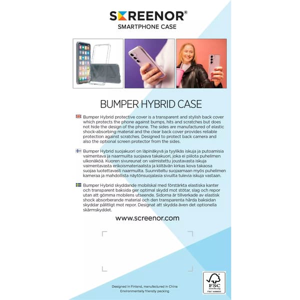 Screenor Bumper iPhone Air Transparant Skyddsfodral - A - Som ny
