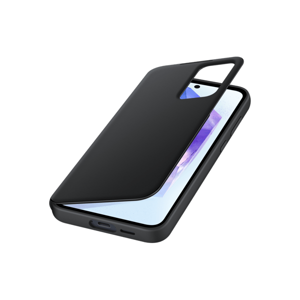 Samsung Galaxy A55 5G Smart View Wallet Case Sort - A - Som ny