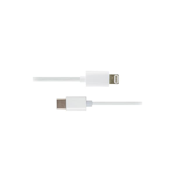 Grateq MFI Lightning USB-C 2,25M PD WH - A - Som ny