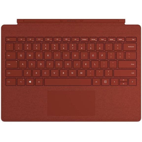 Microsoft Surface Pro Signature Type Cover, Valmue Rød - A - Som Ny