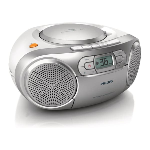Philips AZ127 Bärbar CD-spelare, Silver - A - Som ny