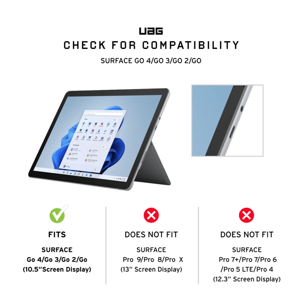 Plasma Series-fodral för Microsoft Surface Go 3 - A - Som ny