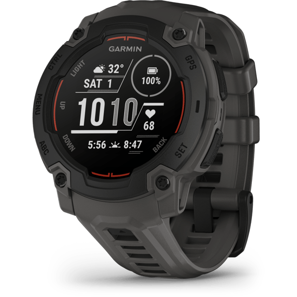 Garmin Instinct E 45mm Smartklocka, Svart/Antracitgrå - A - Som ny