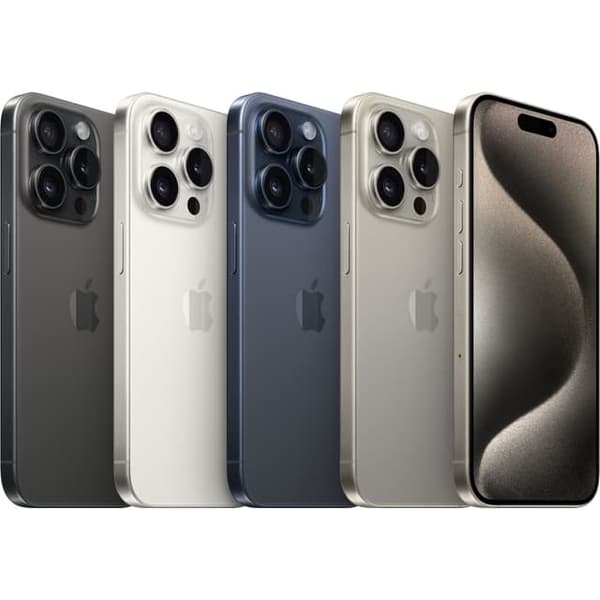 iPhone 15 Pro 5G Smartphone 128 GB, Sort Titanium - C - Af Partner