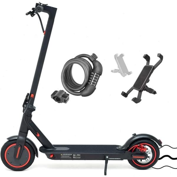 T4 Pro, Sammenklappelig El-løbehjul, Sort - A - Som ny