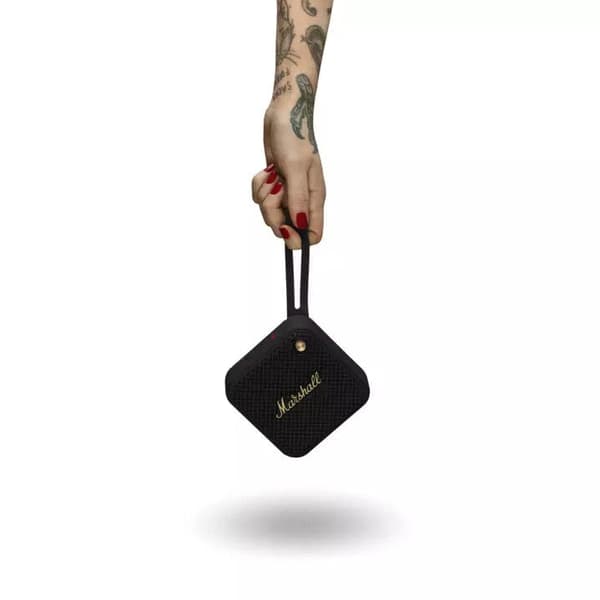 Marshall Willen Bærbar Bluetooth Højttaler Sort og Messing - B - Meget God