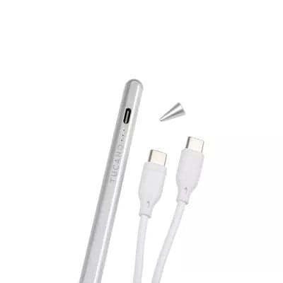 TUCANO Active styluspenna för iPads med USB-C, silver - A - Som ny