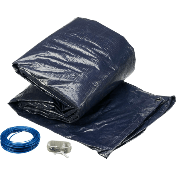 Poolskydd Vinter för Oval Pool Storlek 610 x 375 cm - B - Mycket bra