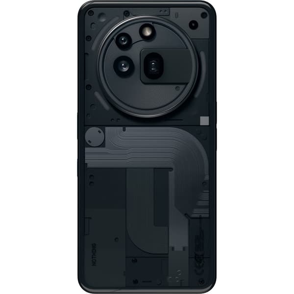 Nothing Phone (3a) Pro Smartphone 12/256 GB, Sort - B - Meget god
