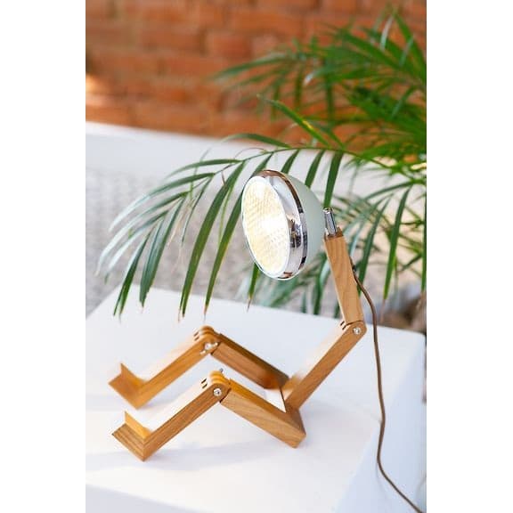 Mr. Wattson Mini Bordlampe, Flash Red - A - Som ny