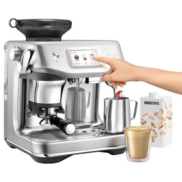 Sage SES882BSS Barista Touch Impress Cold Espressomaskine, børstet rustfrit stål - A - Som ny