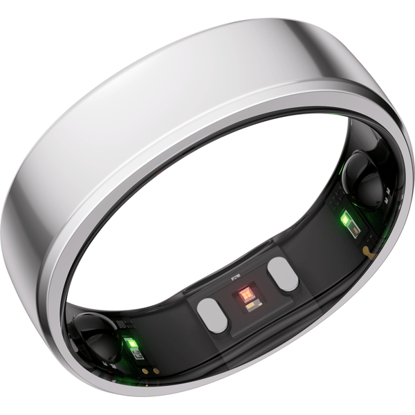 RingConn Smart Ring Gen 2, Storlek 14, Silver - A - Som ny