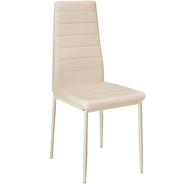 Tectake Thomas Matstolar i 6-pack, Ljusbeige - A - Som ny