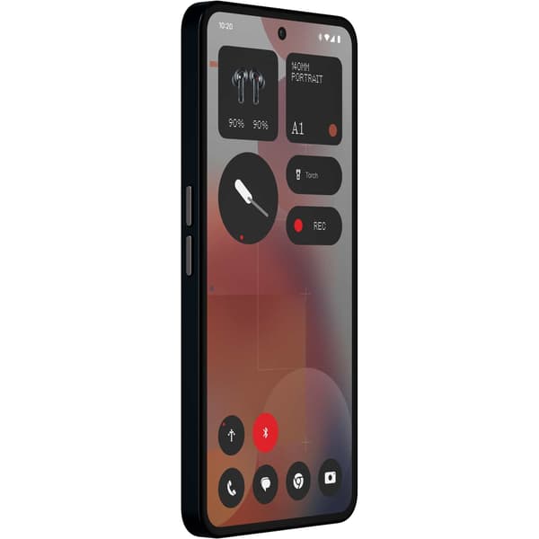Nothing Phone (3a) Pro Smartphone 12/256 GB, Sort - C - Mindre Slid