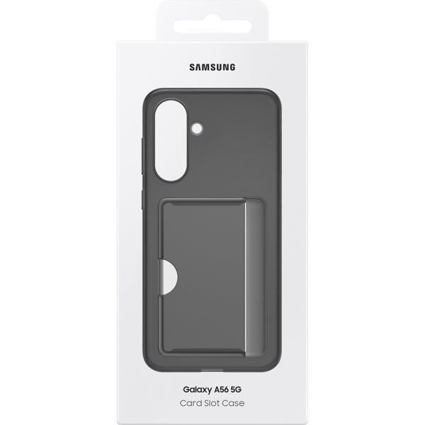 Samsung A56 korttipaikkasuojakotelo, musta - C - Pientä kulumaa