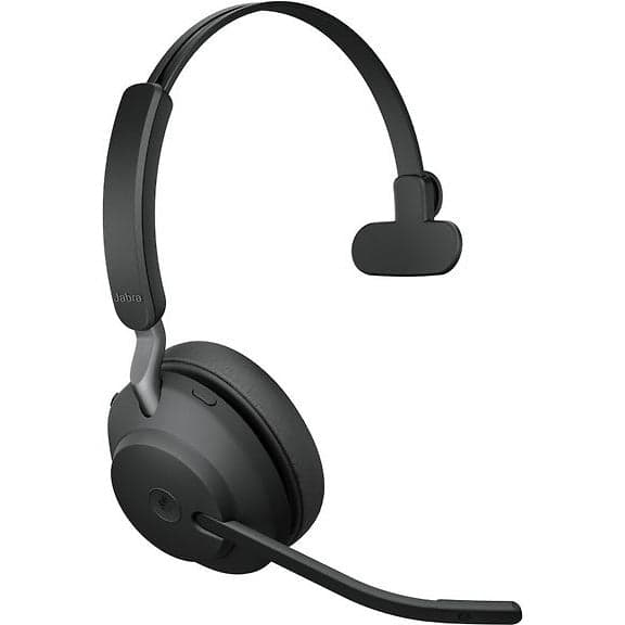Jabra Evolve2 65 Mono LINK380A Trådlöst Headset + Docka, MS, Svart - A - Som ny