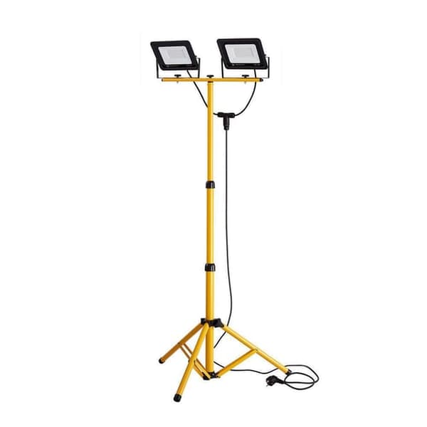Forever Led Floodlight 2x50W 4500K med stativ - A - Som ny