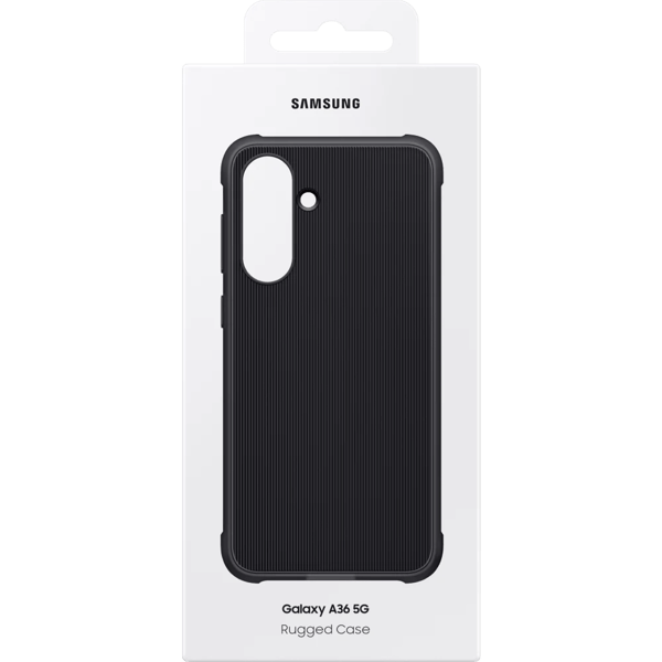 Samsung Rugged Cover til Galaxy A36, Sort - A - Som ny