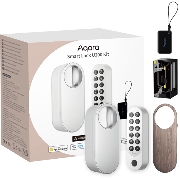 Aqara Smart Lock U200 Kit - Vit - A - Som ny