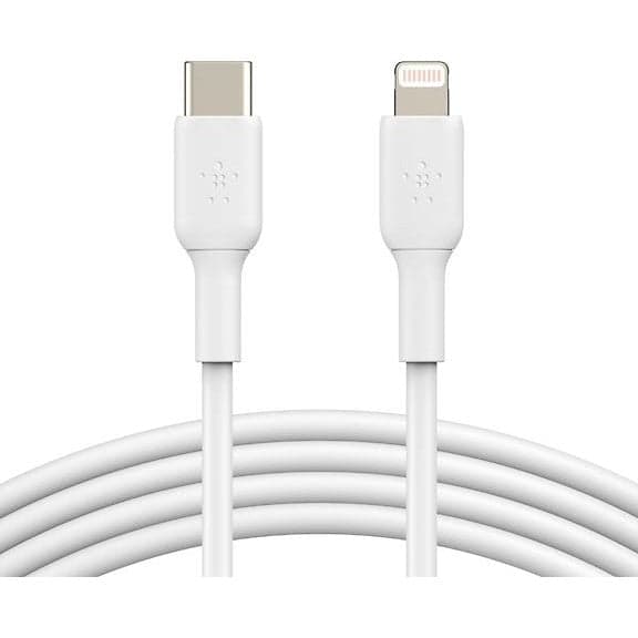 Belkin BOOST CHARGE™ Lightning - USB-C-kabel, 1 m, vit - A - Som ny