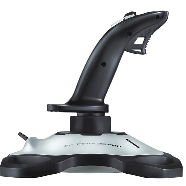 Logitech Extreme 3D Pro, harmaa/musta - B - Erittäin hyvä