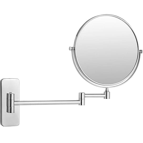 Sminkspegel 7x förstoring, silver - A - Som ny