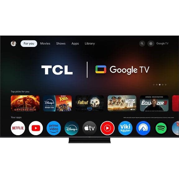 TCL 65" C7L – 4K SQD Mini-LED Google TV - A - Som ny