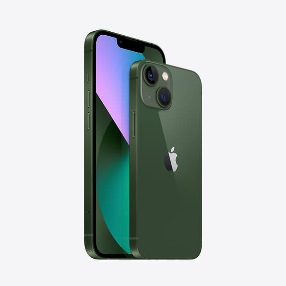 Apple iPhone 13 128 GB telefon, grön - B - Mycket bra