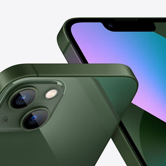 Apple iPhone 13 128 GB telefon, Grøn - B - Meget god