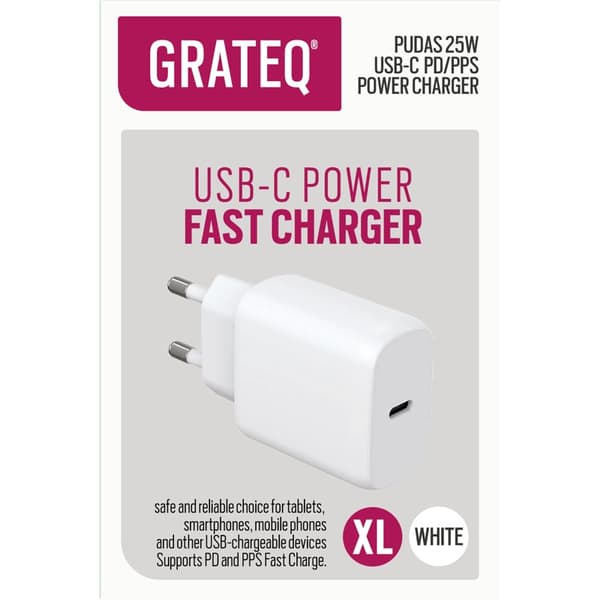Grateq Pudas 25 W lader - B - Veldig bra