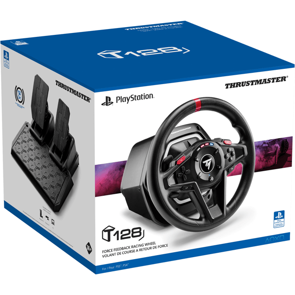 Thrustmaster T128 rat og pedaler til PS5/PS4/PC - A - Som ny
