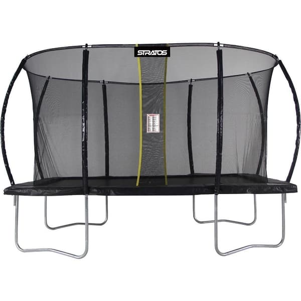 STRATOS RECTANGULAR TRAMPOLINE 7x10 FT / 213x305 CM (complete set) - A - Kuin uusi