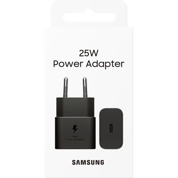 Samsung GaN Hurtiglader 25 W, USB-C, Sort - A - Som ny