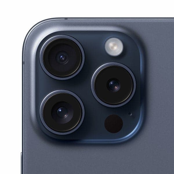 Apple iPhone 15 Pro 256GB, Blå Titan - C - Av partner